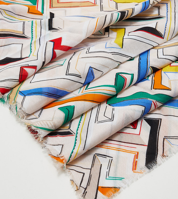 Tommy Hilfiger Silk Scarves - Multi Silk Scarves