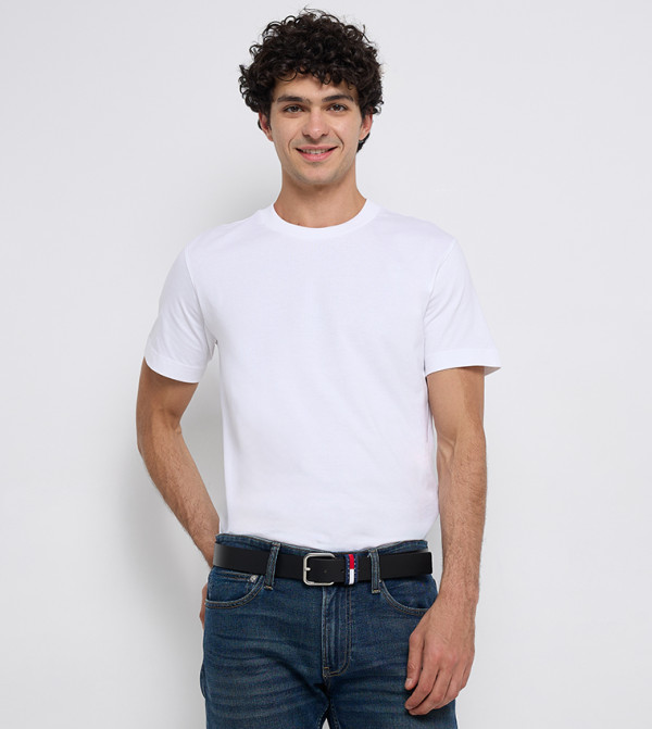 Tommy Hilfiger  - Black Leather Belts