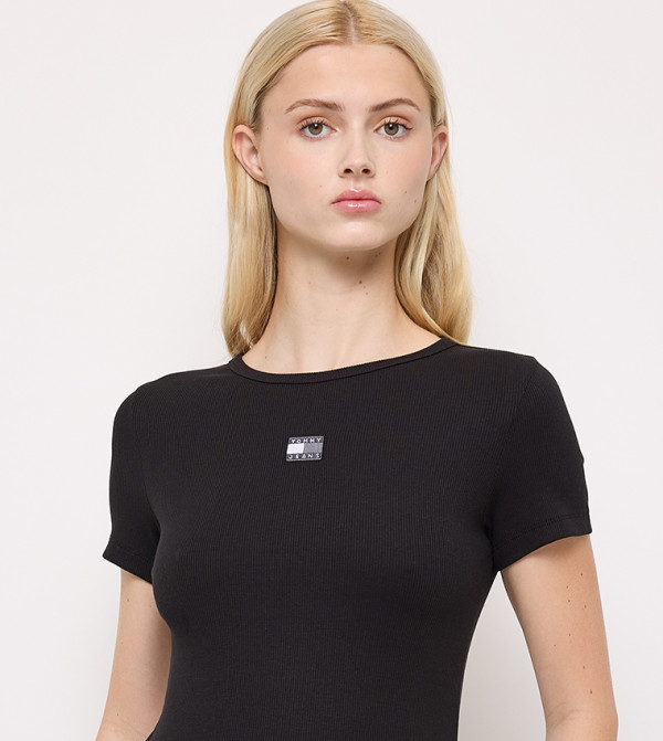Tommy Hilfiger  Clothing - Black Short Sleeve T-Shirts