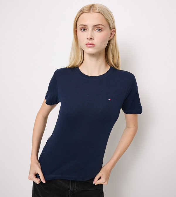 Tommy Hilfiger  Clothing - Blue Short Sleeve T-Shirts