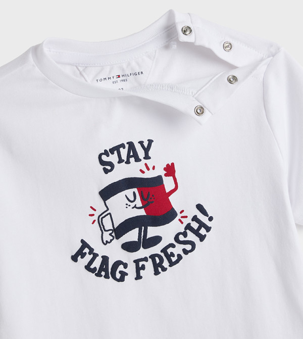 Tommy Hilfiger  Clothing - White T-shirts