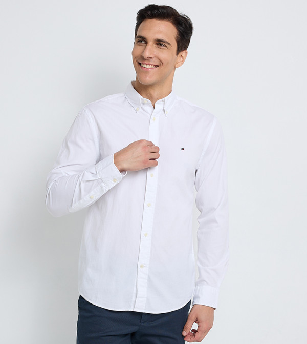 Tommy Hilfiger Shirts - White Long Sleeves