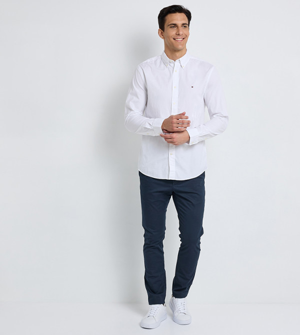 Tommy Hilfiger Shirts - White Long Sleeves