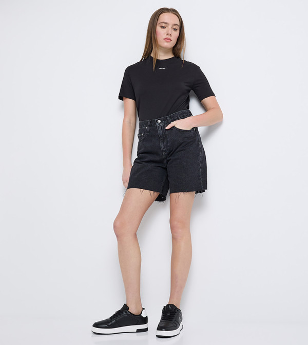 Calvin Klein  Denim shorts - Black Denim shorts
