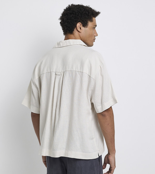 كالفين كلاين ملابس - عاجي Short Sleeves