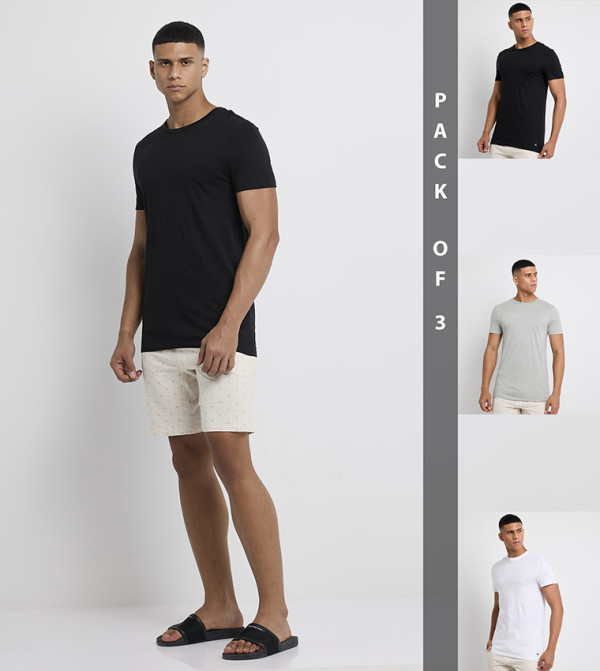 كالفين كلاين كالفين كلاين - متعدد Round Neck T-Shirts