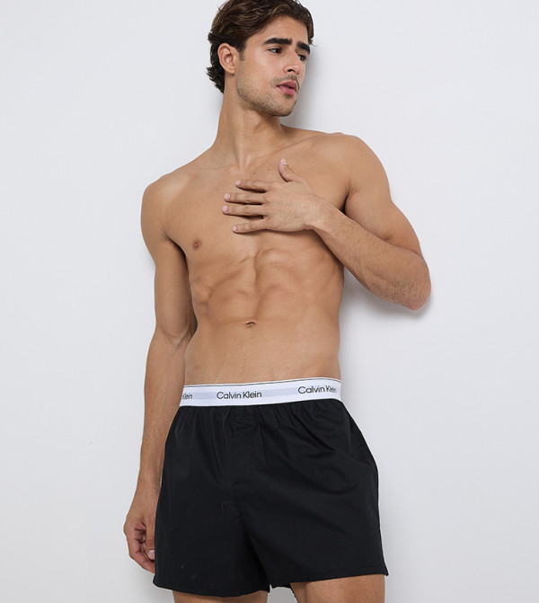 كالفين كلاين كالفين كلاين - أسود بوكسرات - ملابس داخلية تحتية