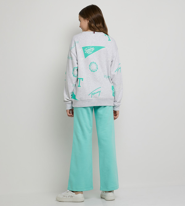 تومي هيلفيغر  varsity-graphics - رمادي بلوزات