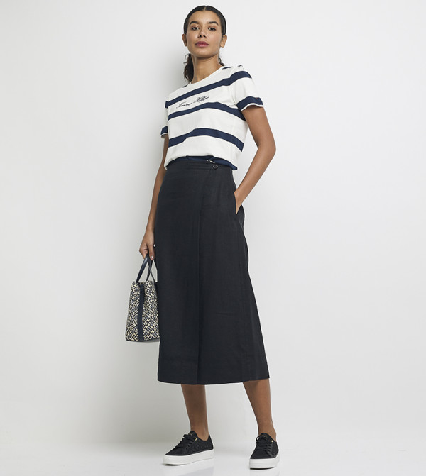Tommy Hilfiger  Clothing - Black Midi Skirts
