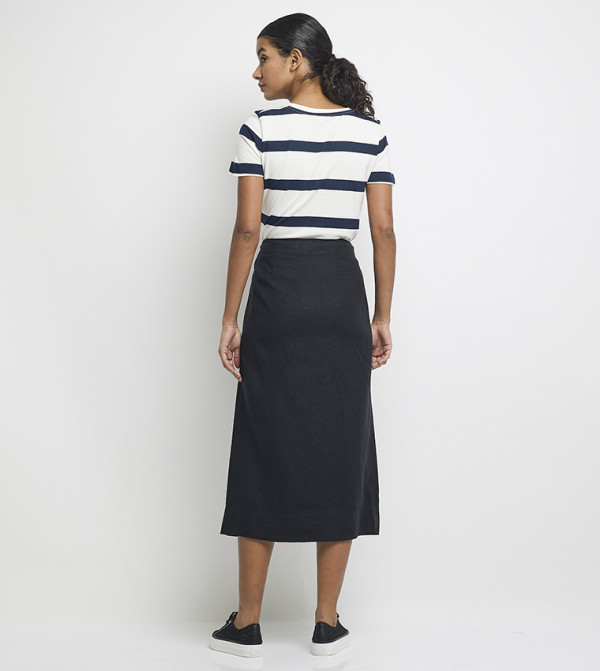 Tommy Hilfiger  Clothing - Black Midi Skirts