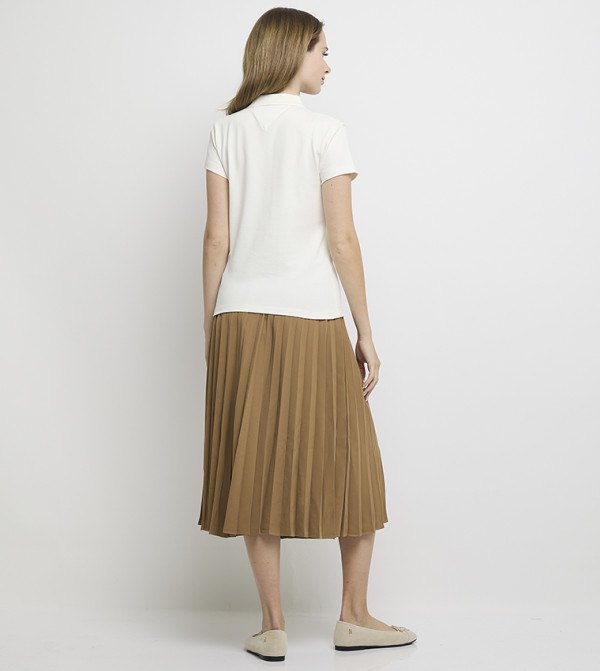 Tommy Hilfiger  T-Shirts - Ivory Polo T-shirts