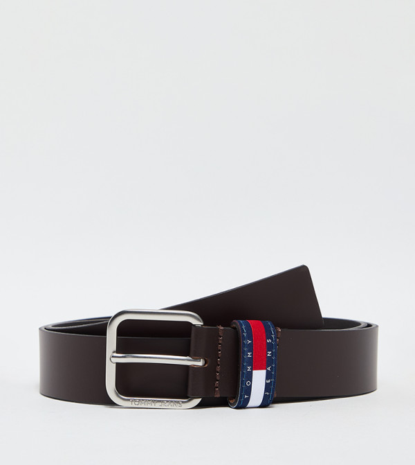 Tommy Jeans  - Brown Leather Belts