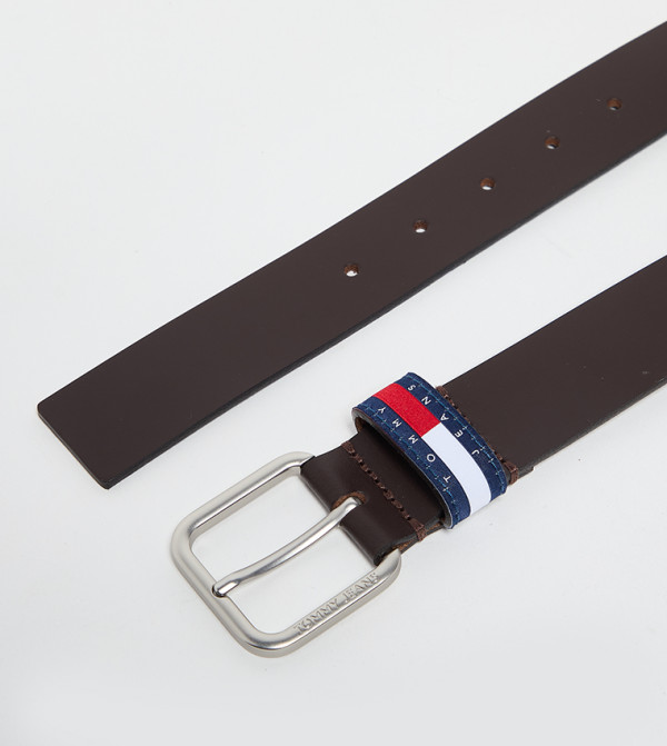 Tommy Jeans  - Brown Leather Belts
