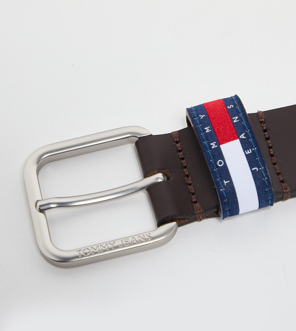 Tommy Jeans  - Brown Leather Belts