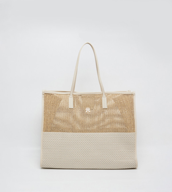Tommy Hilfiger Bags - Beige Tote Bags