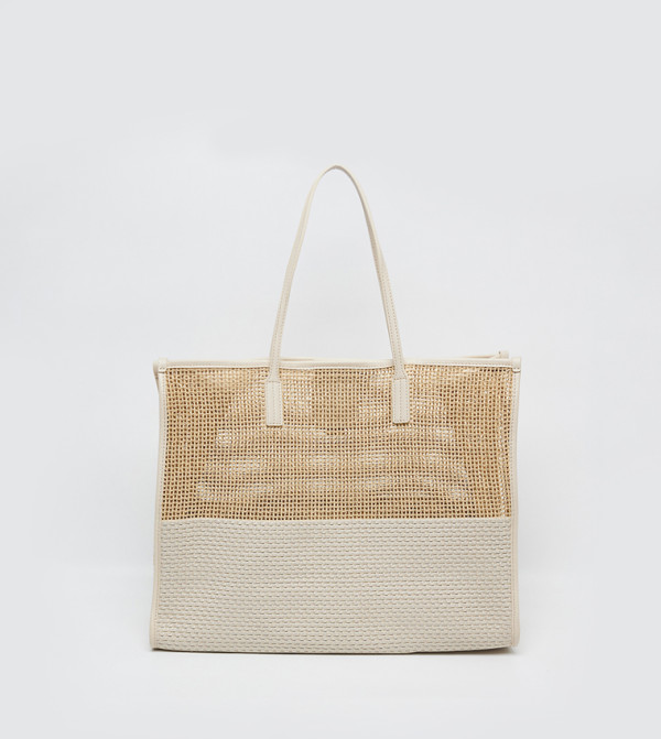 Tommy Hilfiger Bags - Beige Tote Bags