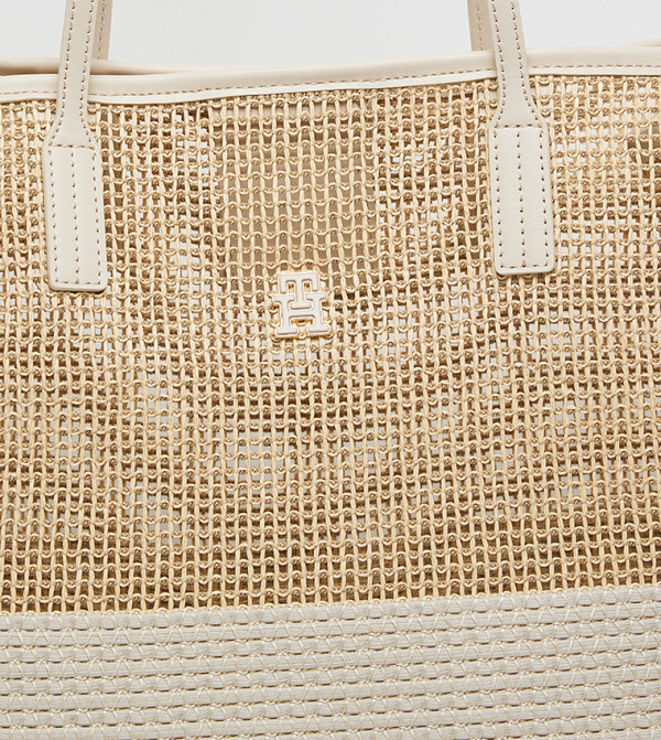 Tommy Hilfiger Bags - Beige Tote Bags