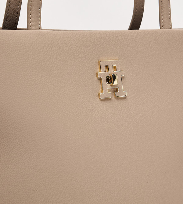 Tommy Hilfiger Tommy Hilfiger - Beige Tote Bags