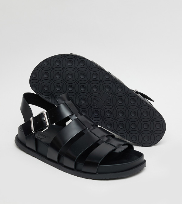 تومي جينز تومي جينز - أسود Flat Sandals