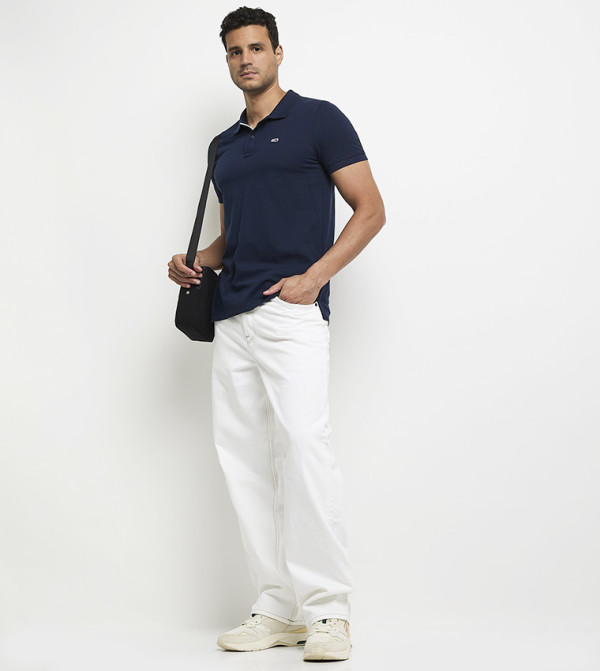 Tommy Hilfiger  Relaxed Jeans - White Relaxed Jeans
