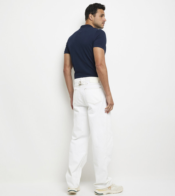 Tommy Hilfiger  Relaxed Jeans - White Relaxed Jeans