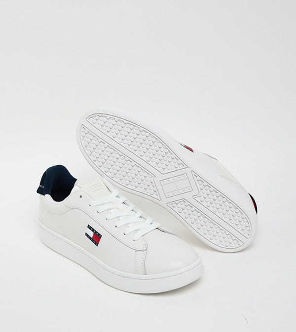 تومي هيلفيغر varsity - أبيض أحذية برقبة منخفضة