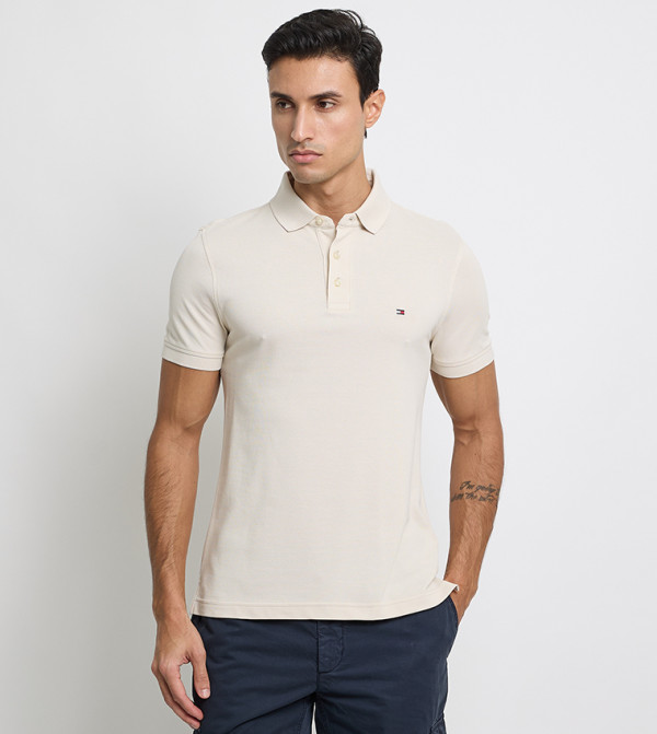Tommy Hilfiger Tommy Hilfiger - Beige Polo T-shirts