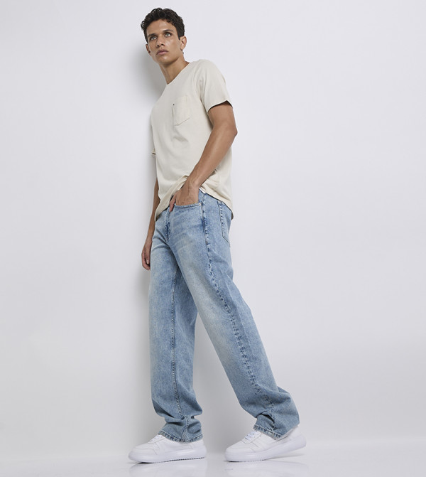 تومي جينز تومي جينز - أزرق Straight Jeans