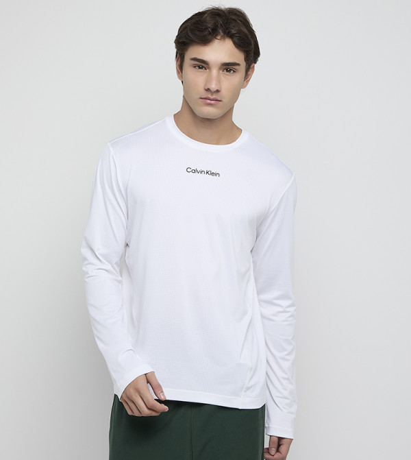كالفين كلاين كالفين كلاين - أبيض Long Sleeves