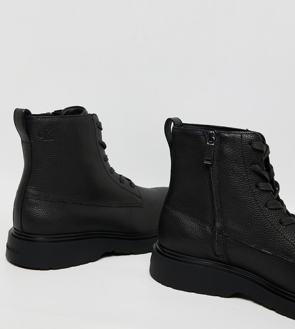 Calvin Klein  Boots - Black Lace up Boots