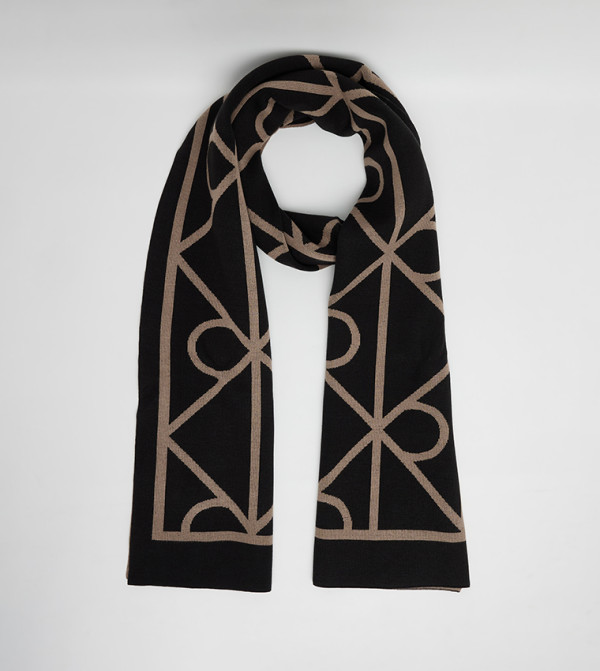 Calvin Klein  Scarves - Black Knitted Scarves
