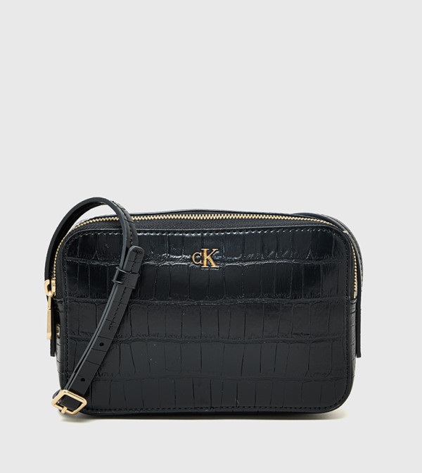 كالفين كلاين كالفين كلاين - أسود حقائب بحمالة طويلة