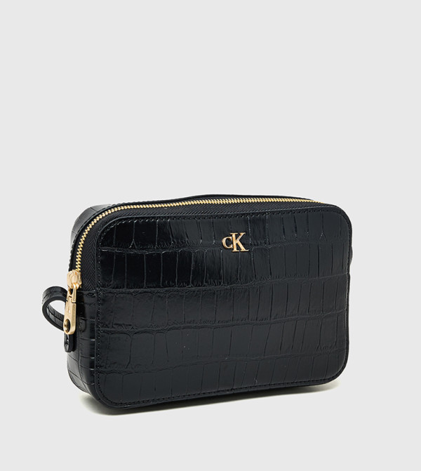 كالفين كلاين كالفين كلاين - أسود حقائب بحمالة طويلة