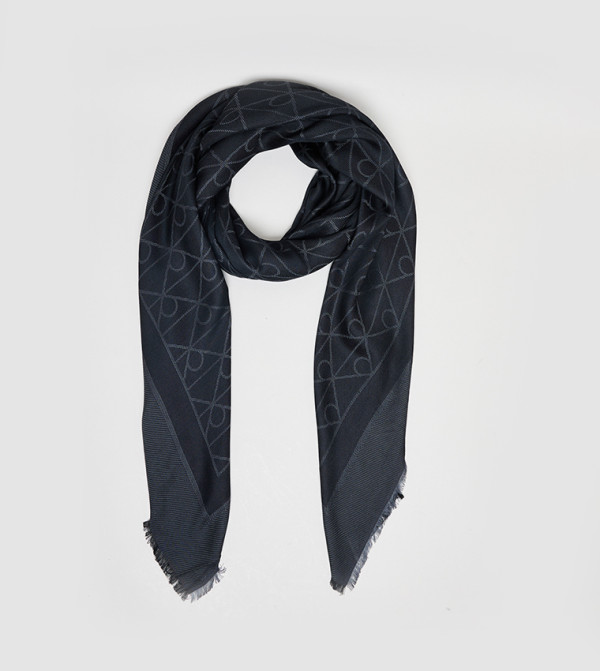 Calvin Klein  Scarves - Black Knitted Scarves