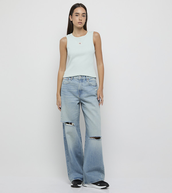 Calvin Klein Jeans - Green Sleeveless Tops
