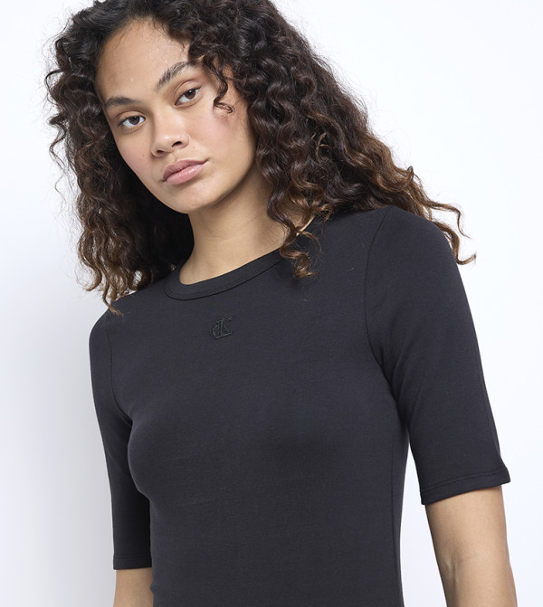 Calvin Klein Jeans Calvin Klein Jeans - Black Shirt & T-Shirt Dresses