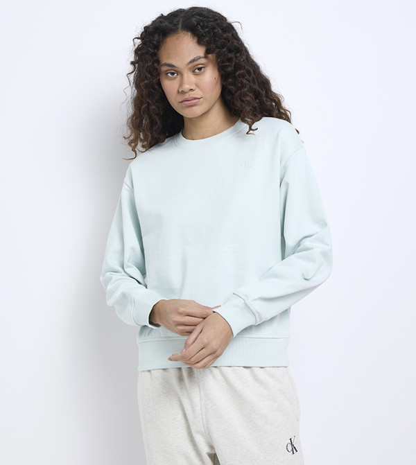 Calvin Klein Jeans  Sweatshirts - Green Sweatshirts