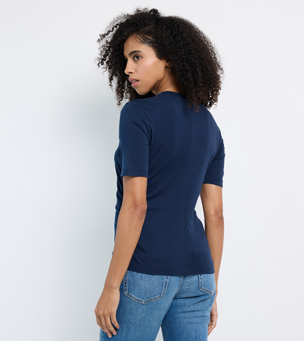 Calvin Klein Jeans Clothing - Navy Short Sleeve T-Shirts
