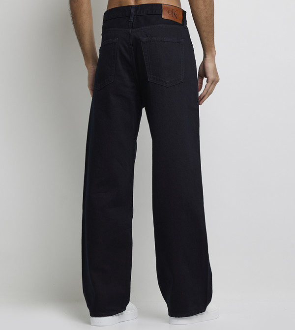كالفين كلاين  relaxed-denim-cargo - أسود Relaxed Jeans