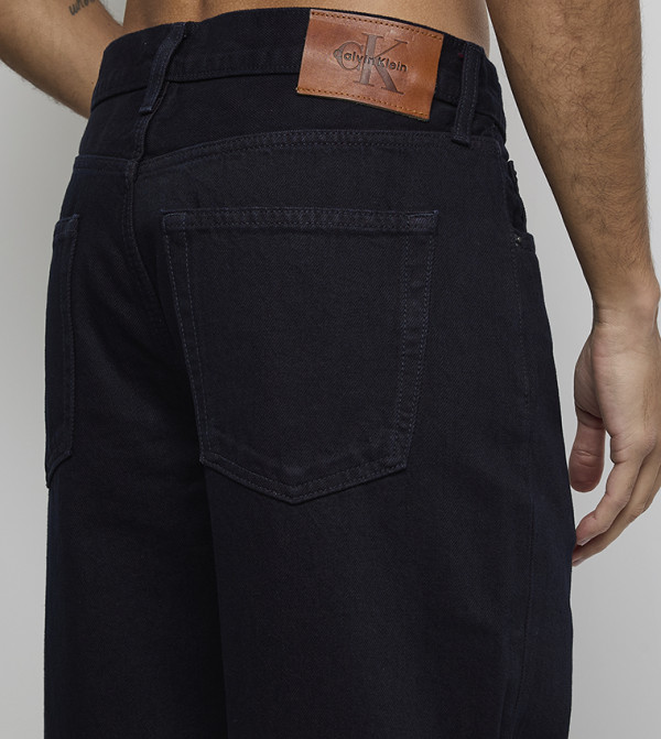 كالفين كلاين  relaxed-denim-cargo - أسود Relaxed Jeans