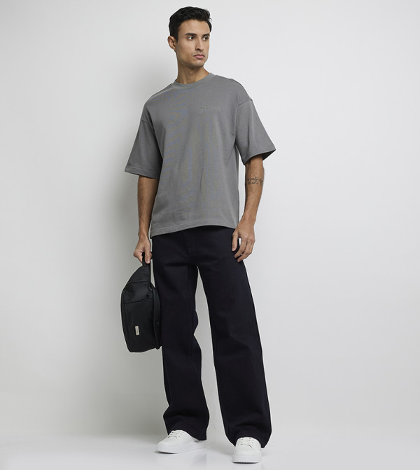 Calvin Klein Calvin Klein - Grey Round Neck T-Shirts