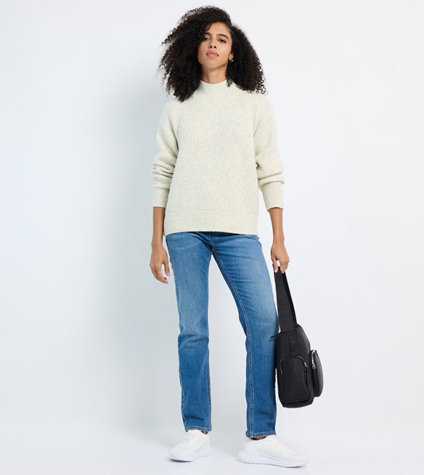 Calvin Klein Jeans Turtleneck Sweaters - Grey Turtle neck Sweaters