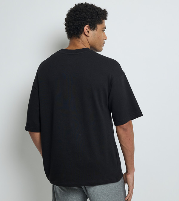 كالفين كلاين كالفين كلاين - أسود Round Neck T-Shirts