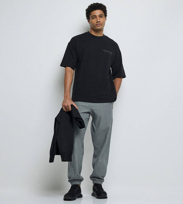 كالفين كلاين كالفين كلاين - أسود Round Neck T-Shirts