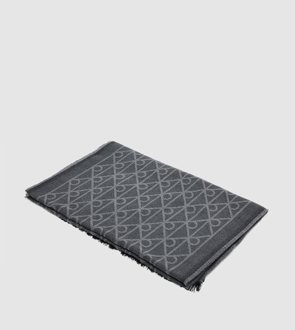 Calvin Klein  Scarves - Black Woollen Scarves