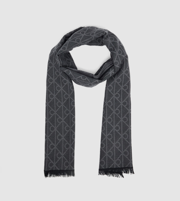 Calvin Klein  Scarves - Black Woollen Scarves