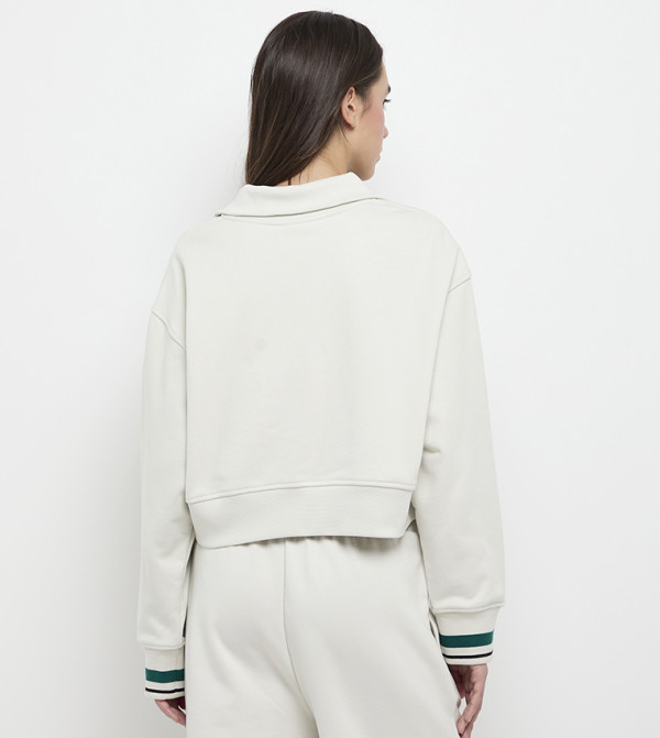 Calvin Klein  Hoodies & Sweatshirts - Beige Sweatshirts