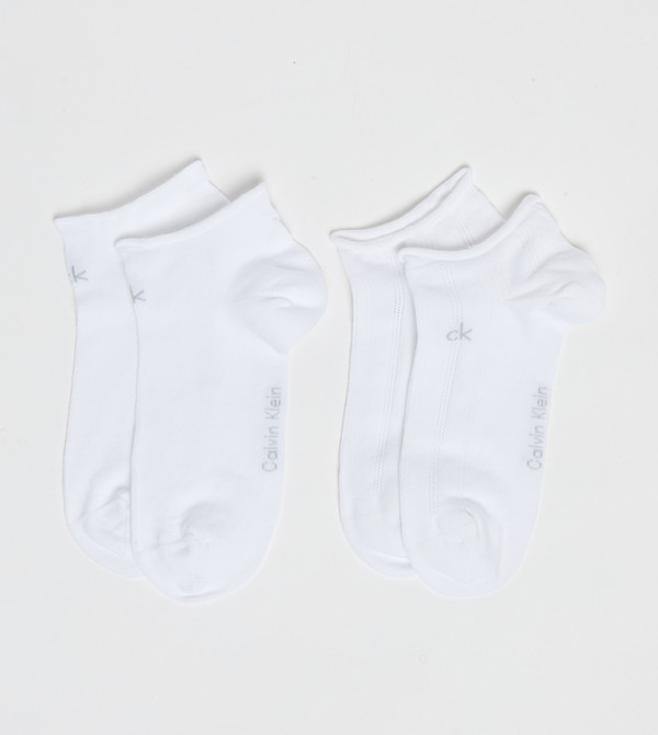 Calvin Klein  Accessories - White Ankle Length Socks