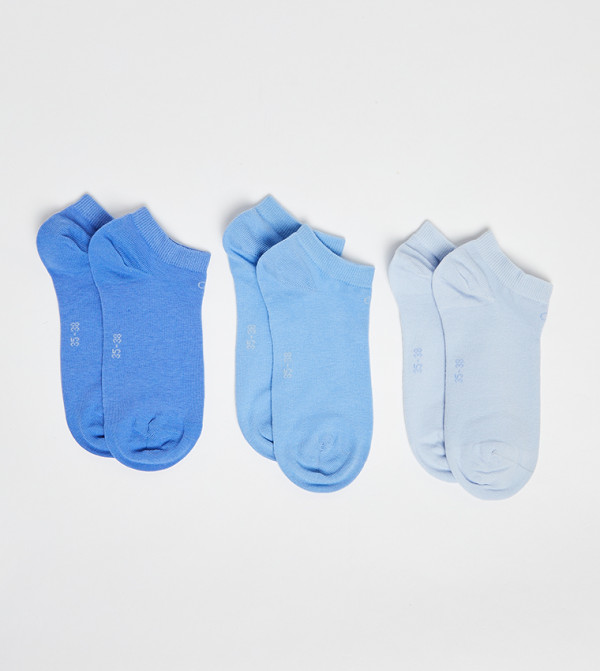 كالفين كلاين  جوارب   - أزرق Ankle Length Socks