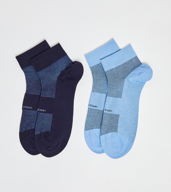 كالفين كلاين اكسسوارات - أزرق Ankle Length Socks